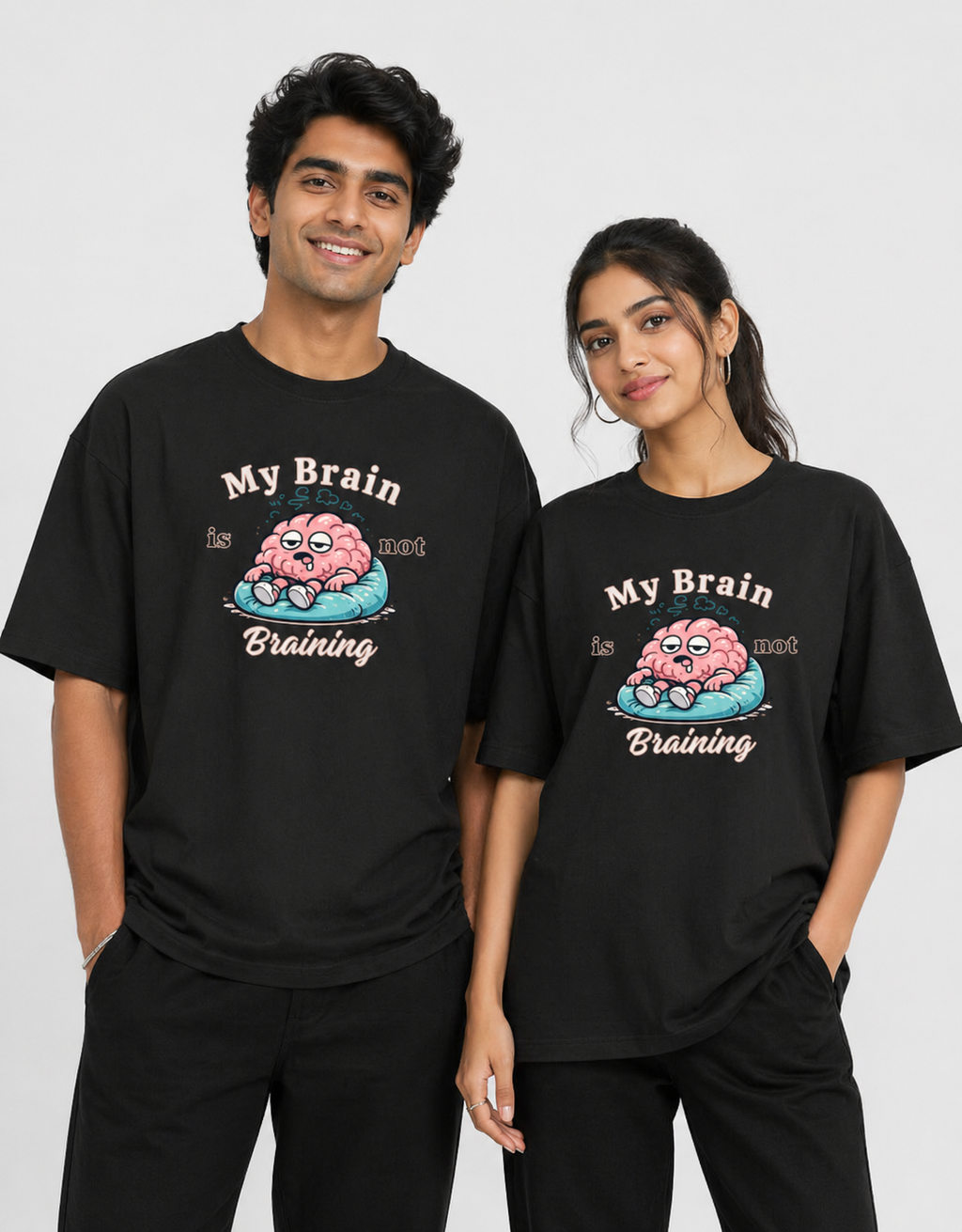 Unisex Funny Graphic Oversized T-shirt