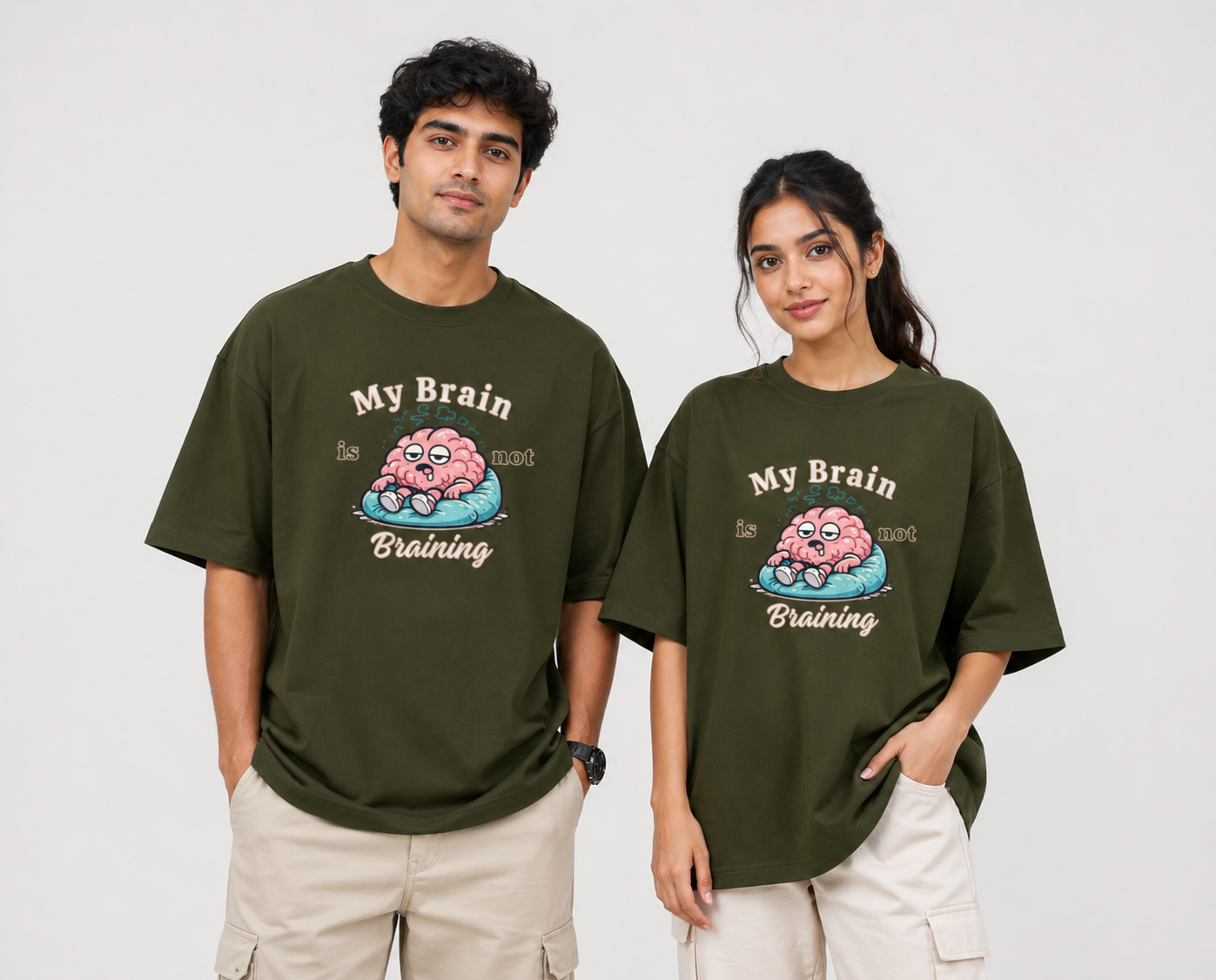 Unisex Funny Graphic Oversized T-shirt