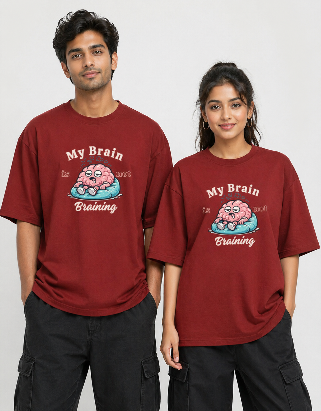 Unisex Funny Graphic Oversized T-shirt