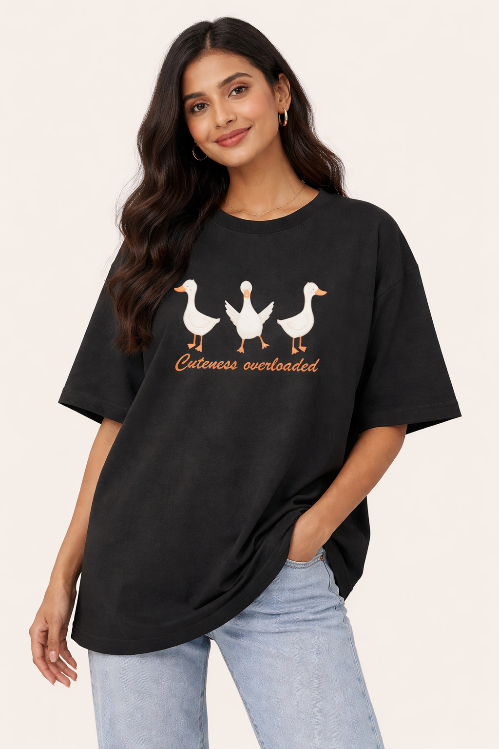 Cute Goose Trio Graphic Tee