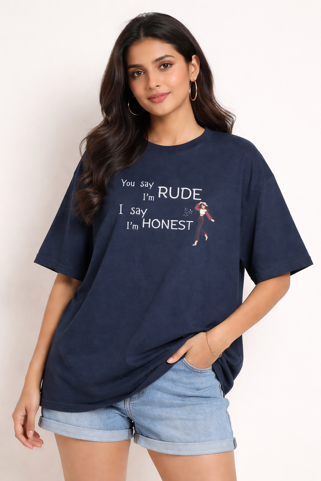 Savage Quote Oversized T-Shirt
