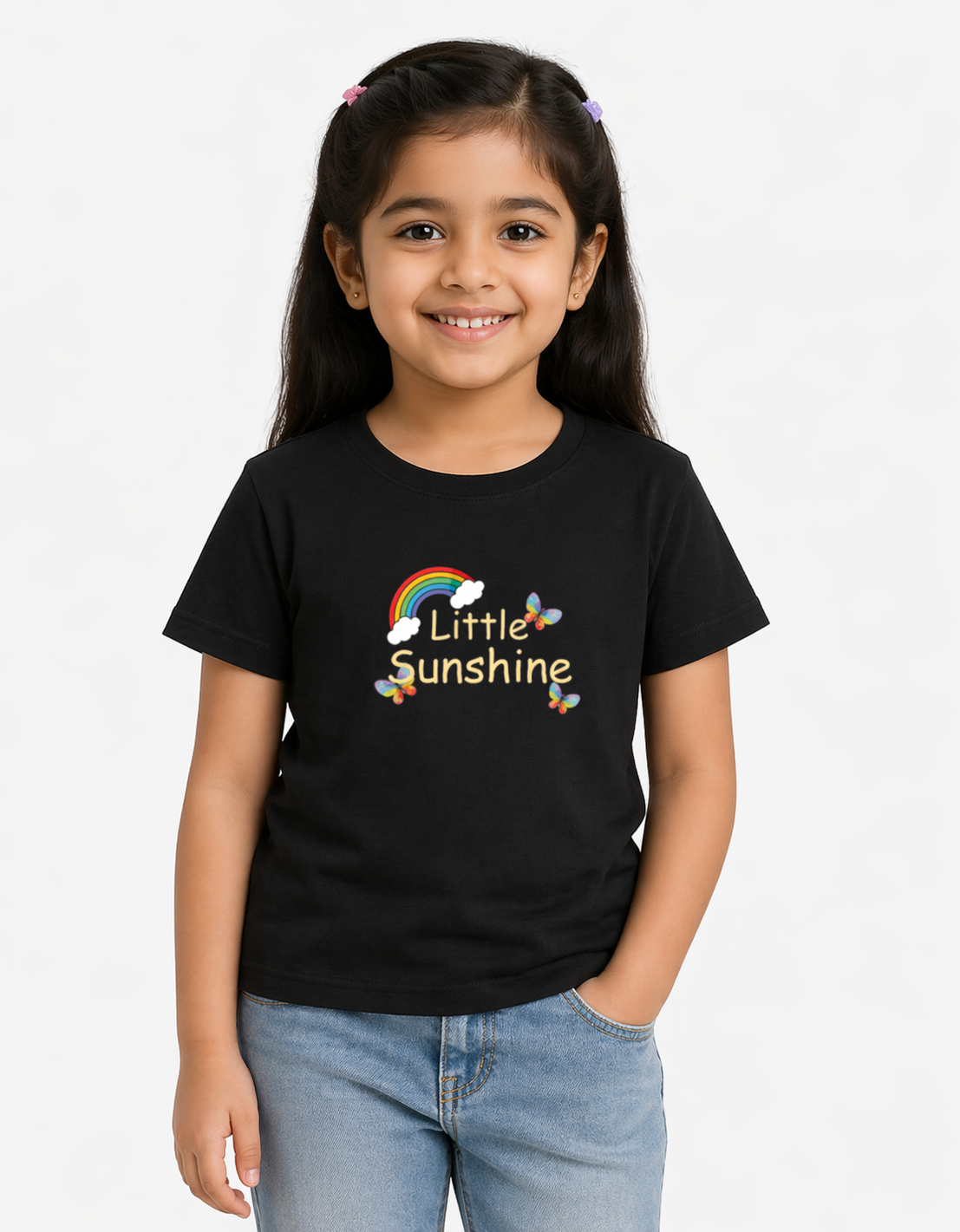 Little Sunshine Rainbow Kids T-Shirt