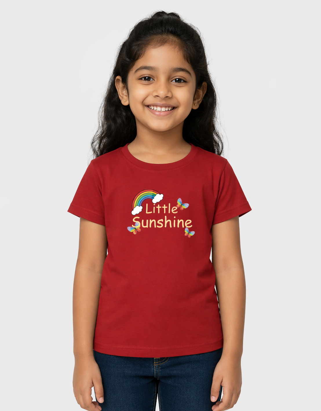 Little Sunshine Rainbow Kids T-Shirt