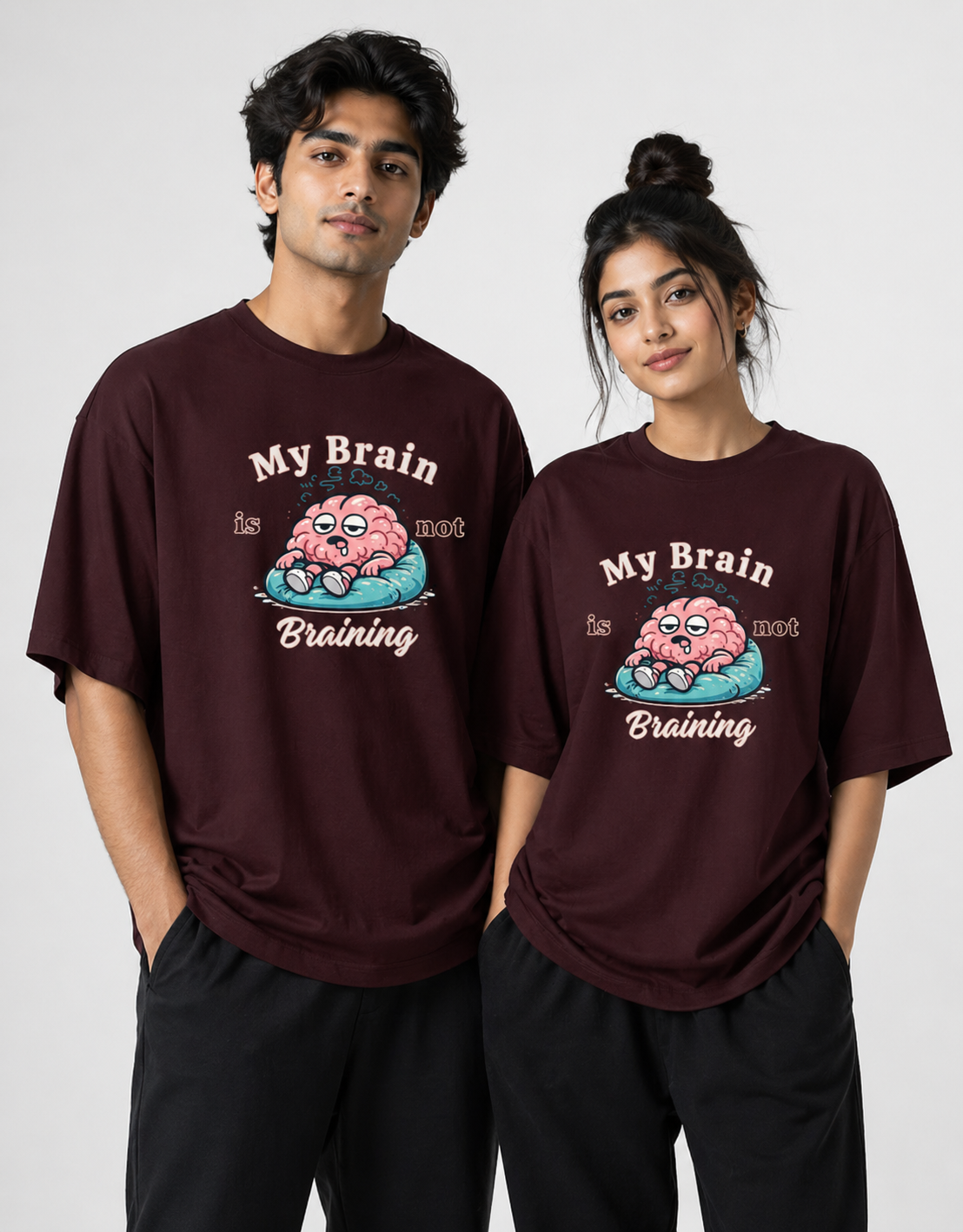 Unisex Funny Graphic Oversized T-shirt