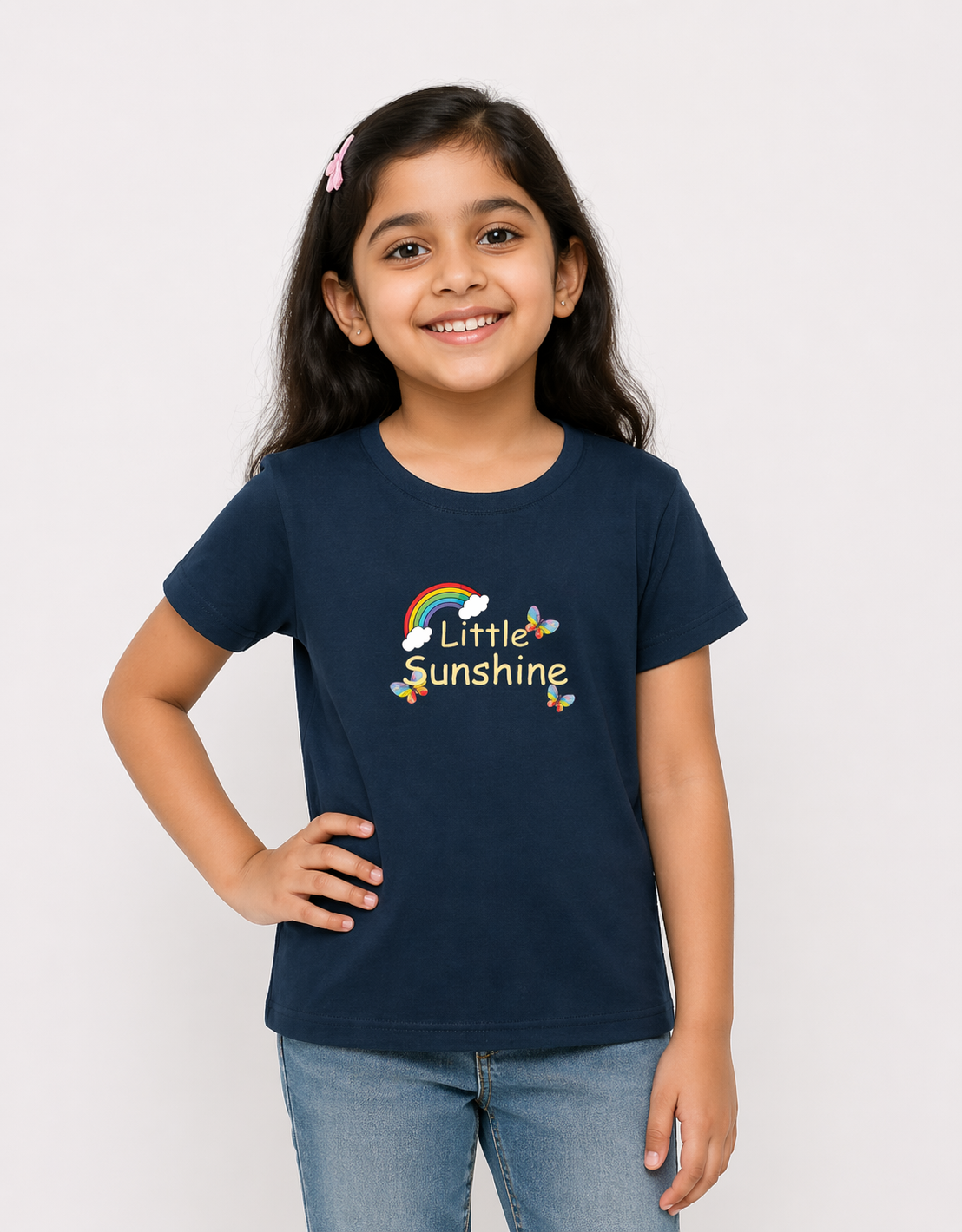 Little Sunshine Rainbow Kids T-Shirt